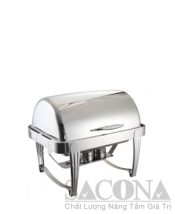 Full Size Roll Top Chafing Dish/ Nồi Hâm Thức Ăn Sacona Hình Chữ Nhật