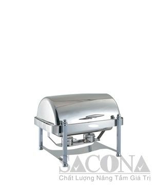Full Size Roll Top Chafing Dish/ Nồi Hâm Thức Ăn Sacona Hình Chữ Nhật