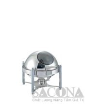 Nồi Hâm Thức Ăn Sacona Tròn Nắp Kính