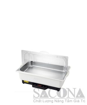Nồi Hâm Thức Ăn Hình Chữ Nhật ( Nắp Nhựa - Dùng Điện )