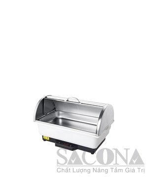 Nồi Hâm Thức Ăn Hình Chữ Nhật ( Nắp Inox Trắng Rời - Dùng Điện)