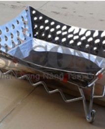 Bộ Chân Đế Và Khay Inox Trưng Bày Thức Ăn 44 Cm