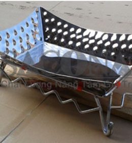 Bộ Chân Đế Và Khay Inox Trưng Bày Thức Ăn 44 Cm