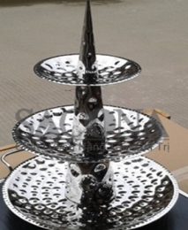 Giá Trưng Bày Thức Ăn 3 Tầng